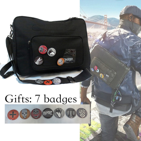 Game Watch Dogs 2 Marcus Holloway Cosplay Bag Adult Unisex Watch Dog Cosplay Costume ► Photo 1/6