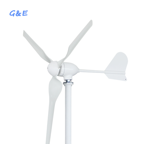12v 24v 48v optional 600w horizontal axis wind generator with