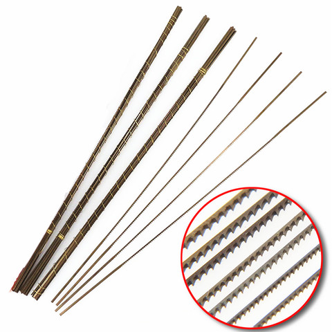 12PCS Swiss Scroll Saw Blades For Metal Cutting Tools Jeweller SawBlades 130mm Length Hand Craft Tools ► Photo 1/6