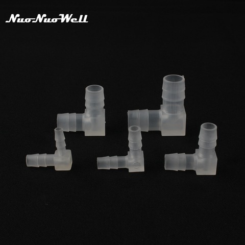 6pcs NuoNuoWell Food grade 4mm~20mm Hose 90 Degree Equal Elbow Connector Aquarium Adapter Fish Tank Air Pump Pipe Fittings ► Photo 1/3