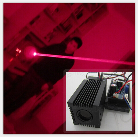 High quality Fat Beam 12V 200mW Red 650nm laser module head TTL/PWM laser club mini laser stage lighting light Room escape laser ► Photo 1/3