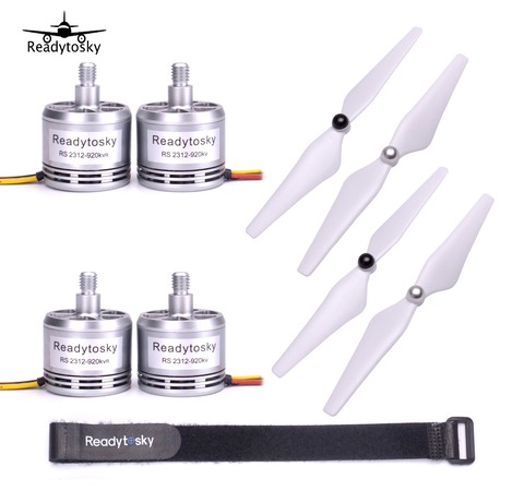 4pcs/lot 2312 920kv Brushless Motor CW CCW + 9450 Propeller + Battery strap  for F450 F550 S500 SK500 500mm 550mm RC Quadcopter ► Photo 1/6