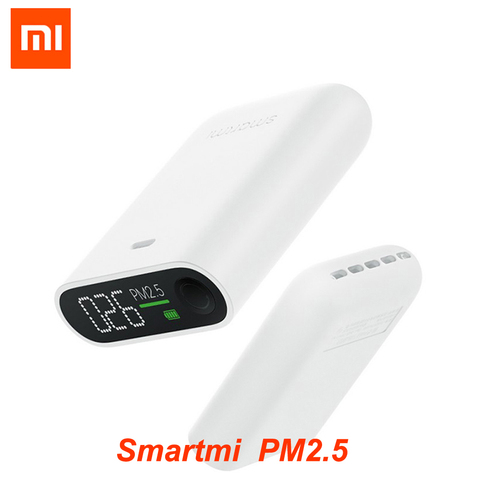 Xiaomi Smartmi PM2.5 Air Detector Portable PM 2.5 Mini Sensitive Mijia Air Quality Monitor For Home Office Hotel Mi LED Screen ► Photo 1/6