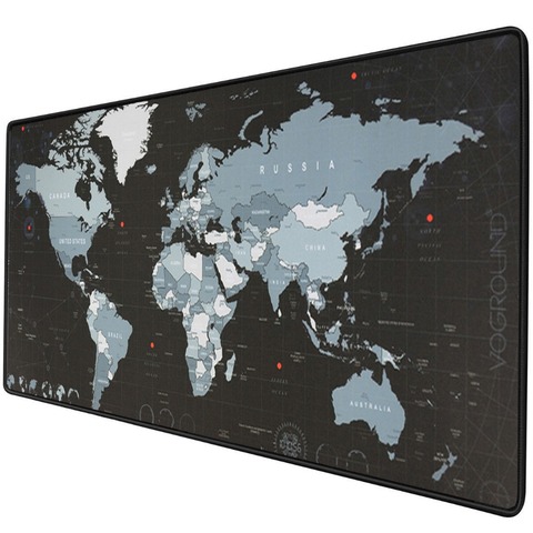 Large Gaming Mouse Pad Computer Gamer Mousepad Big Mause Pad Rubber Surface World Map Mouse Mat Desk Keyboard xxl Mouse Pad Game ► Photo 1/6