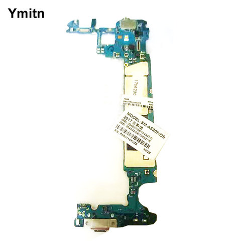 Ymitn Unlocked With Chips Mainboard For Samsung Galaxy A5 2017 Duos A520 A520F A520F/DS LTE Motherboard Flex cable Logic Boards ► Photo 1/2