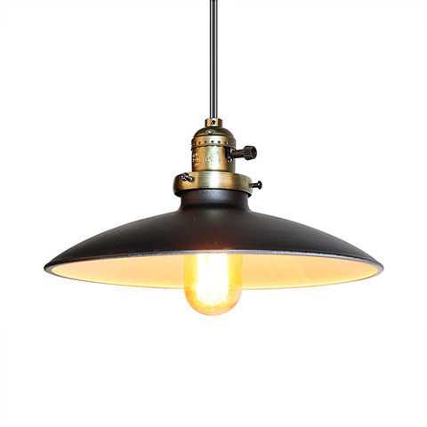 Loft Vintage Pendant Lamp Dia 250mm E27 Aluminum Iron Metal Retro Northern Europe Industrial Style Edison Pendant Lights ► Photo 1/6