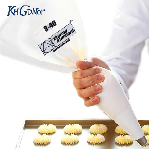 35/40/46/50/55/60cm 100% Cotton Cream Pastry Icing Bag Baking Cooking Cake Tools Piping Bag Kitchen Accessories Eco-Friendly ► Photo 1/6