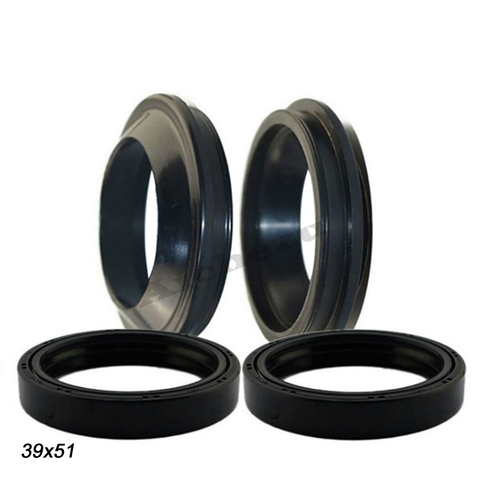 ACZ Motorcycle 39x51x8/9.5mm Front Fork Damper Oil Seal Rubber Shock Absorber For Honda Steed 400 600 Steed VLX400 600 ► Photo 1/4