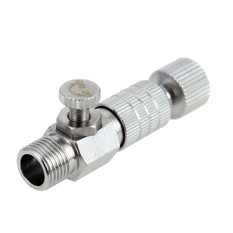 Airbrush Airflow Adjustment Control Valve Coupling Air Brush Hose Fast Joint Quick Release Coupler 1/8