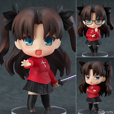NEW hot 10cm Fate stay night Tohsaka Rin The Holy Grail War Fate/zero Saber action figure toy Christmas gift collectors ► Photo 1/5