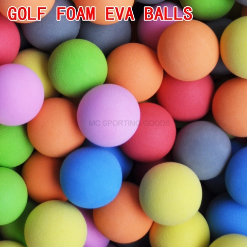 20pcs/bag Golf Balls EVA Foam Soft Sponge Balls for Golf/Tennis Training Solid Color for Outdoor Golf Practice Balls ► Photo 1/6