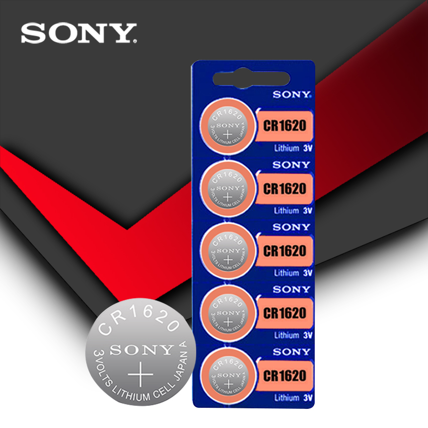 5pc/lot Sony 100% Original CR1620 Button Cell Battery For Watch Car Remote  Key cr 1620 ECR1620 GPCR1620 3v Lithium Battery - Price history & Review, AliExpress Seller - EAR 3C. Digital Store
