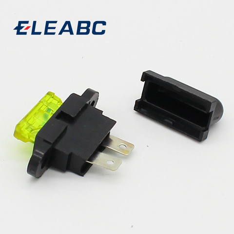 5pcs plug-in auto Fuse Holder + 5pcs auto fuse ► Photo 1/5