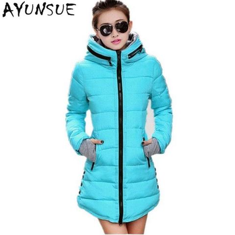 Women's Jacket Winter 2022 New Medium-Long Cotton Parka Plus Size Coat Slim Ladies Casual Clothing Hot Sale ► Photo 1/6