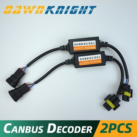 DAWNKNIGHT H7 LED H1 H3 H4 H8 H11 9005 9006 9012 H13 9004 9007 Canbus Decoder The Capacitor Filter Eliminate Radio Interference ► Photo 1/4