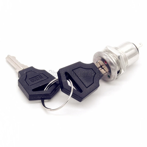 12mm Mini Key Switch ON/OFF Lock Switch KS-02 KS02 Electronic Switch 3A 250V ► Photo 1/3
