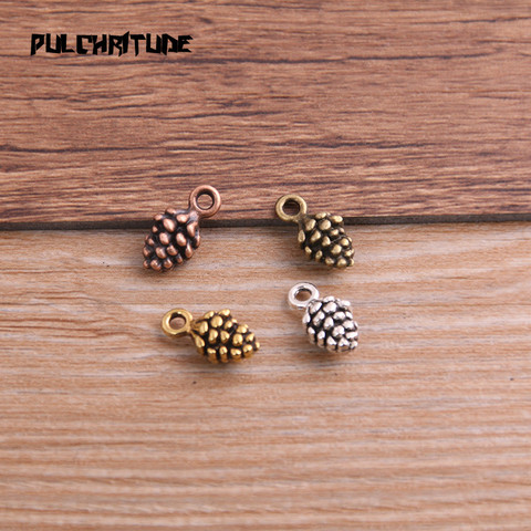  20pcs 5*7*13mm New Three Color Pine Nut Charms  Christmas Pendants For DIY Jewelry Handmade Making Accessorie P6794 ► Photo 1/6