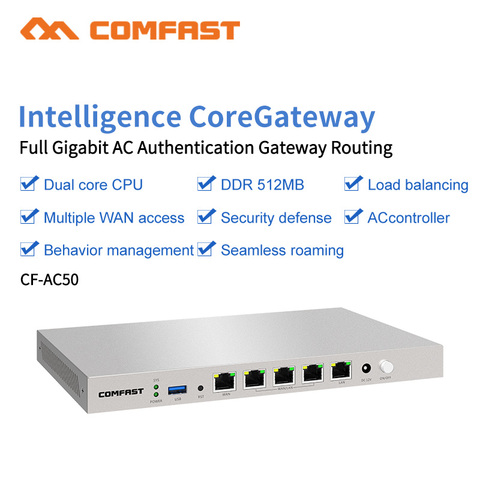 COMFAST CF-AC50 Gigabit Wifi AC Router Enterprise Gateway Seamless Roaming/ Multi WAN/Load Balance QoS PPPoE 4 Wan LAN Port Rout ► Photo 1/6