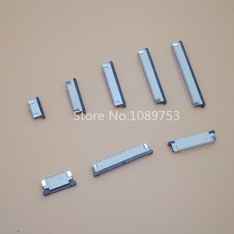 10Pcs/lots FPC FFC 1mm Pitch 4/5/6/7/8/9/10/12/14/16/18/20/22/24/26/28/30Pin Drawer Type Ribbon Flat Connector Bottom Contact ► Photo 1/1