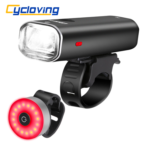 Cycloving Newer Bicycle light bike light led torch flashlight headlight LED rechargeable bike tail light MTB BIKE accessories ► Photo 1/6