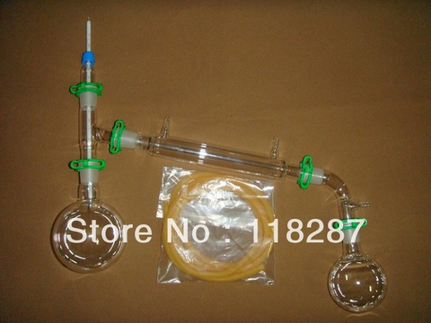 NEW 500ml distillation apparatus,vacuum distillation kit,lab glass ► Photo 1/2