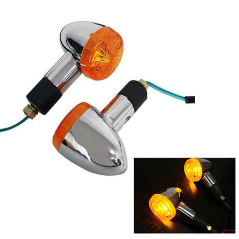 2 PCS Motorcycle Tail Lamp Amber Turn Signal Lights For Honda Shadow Rebal CB VT VTX GL 1300 1800 Cruiser ► Photo 1/1