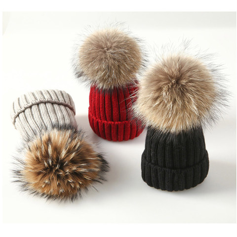 Buy Online Winter Brand Female Fur Pom Poms Hat Winter Hat For Women Girl S Hat Knitted Beanies Cap Hat Thick Women Skullies Beanies Alitools