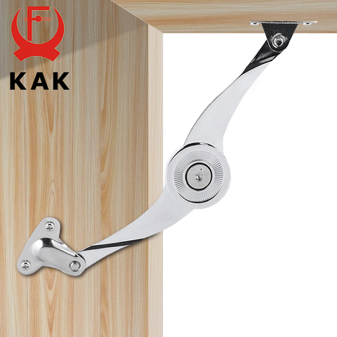 KAK Hydraulic Randomly Stop Hinges Kitchen Cabinet Door Adjustable Polish Hinge Furniture Lift Up Flap Stay Support Hardware ► Photo 1/6