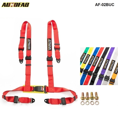 Different colors  2inch  Universal Vehicle Racing 4 Point Auto Car Safety Seat Belt Buckle Harness EPM-02BUC ► Photo 1/6
