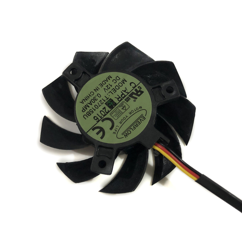 65mm*15mm 12V 0.3A 3Pin 3 Wires T127015BU Blower GPU VGA Cooler Graphics Vudeo Cards Cooling Fan ► Photo 1/1