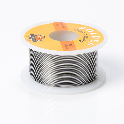 Welding Iron Wire Reel 50g FLUX 2.0% 1mm/0.8mm 63/37 45FT Tin Lead Line Rosin Core Flux Solder Soldering  Wholesale ► Photo 1/5