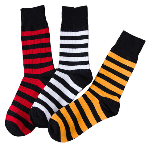 New Women Striped Printed Cotton Socks Harajuku Fashion High Quality Novelty Funny Casual Happy Street Skate Socks Autumn Winter ► Photo 1/5