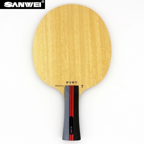 Table Tennis Blade SANWEI EVEN 7 DEFENSE 7 plywood for defensive pips-long/ pips-out ping pong racket bat paddle ► Photo 1/6