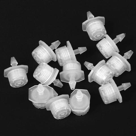 50Pcs/lot Adjustable Dripper Clear Micro Drip Irrigation Watering Drip Head Emitter Garden Supplies for 4/7mm Water Hose ► Photo 1/6