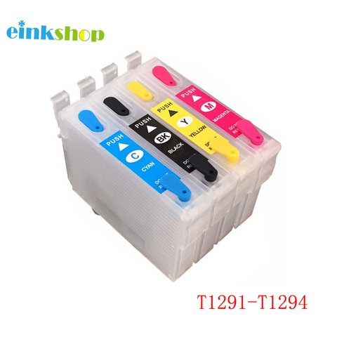 einkshop T1291 - T1294 Refill Ink Cartridge For Epson SX230 SX235W SX420W SX425W SX435W SX438W SX440 SX445W SX525WD SX535WD ► Photo 1/4