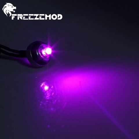 Freeze Mod 12V LED water tank lighting sealing lock end plug thread G1/4'' for water cooling landscaping . DT-LED ► Photo 1/6