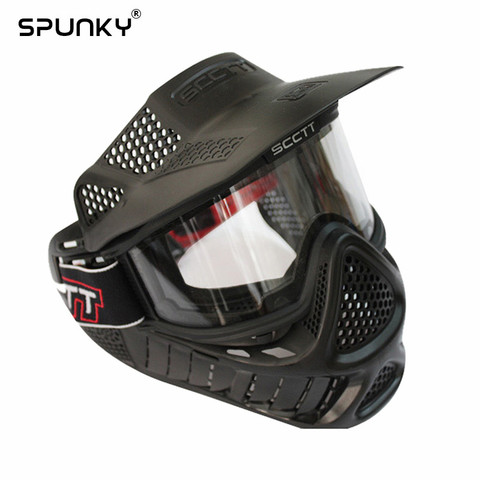 High Strength Paintball Mask or Airsoft Mask with Double Lens Goggle Free Shipping ► Photo 1/6