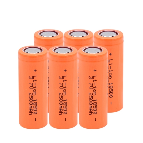  Rechargeable Battery 3 7v 18500 2500Mah Lithium-Ion