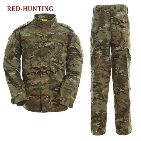 New Desert & Jungle Outdoor Camouflage Uniform Tactical Military Uniform Combat Hunting Suit BDU Training Jacket and Pant ► Photo 1/1