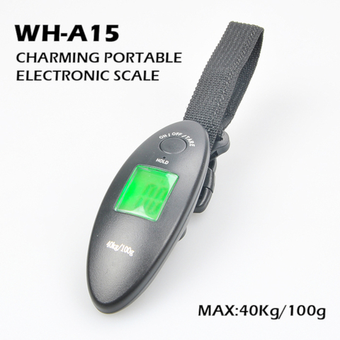ESPLB 40kgx100g Luggage Digital Scale Mini Portable Hanging Hand Held Strap Travel LCD Electronic Weighing Digital Scales ► Photo 1/6
