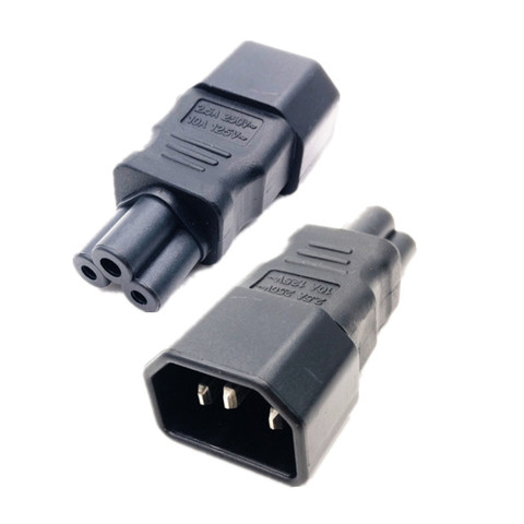 IEC320 C14 to C5 pdu UPS plug female Power adapter PLUG CONVERTER C6 to C13 Changer ► Photo 1/1