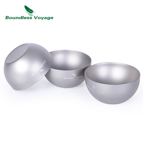 Boundless Voyage Titanium Double-wall Cup Mug Outdoor Camping Travel Picnic Wine Tea coffee Alcohol Whiskey Drinkware ► Photo 1/6