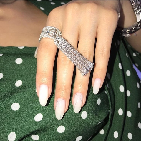 Luxury KO Design 925 Sterling Silver Tassel Finger Ring Hollow Women Elegant Sun Star Tassel Wedding Jewelry Fine Jewelry ► Photo 1/4