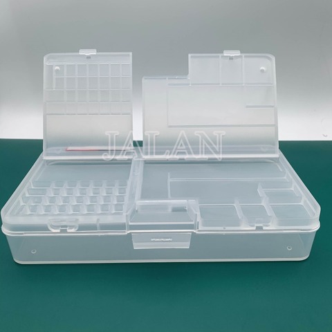 Sunshine SS-001A Multifunctional Storage Box For Mobile Phone Repair Screws Chips Small Component Transparent Board Storage Box ► Photo 1/6