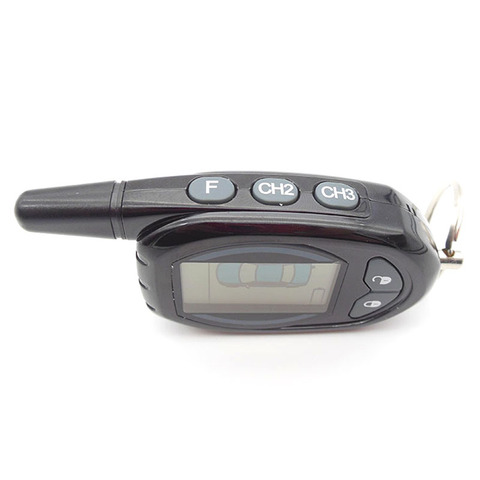 Hot sale LCD remote for Russia Sheriff  ZX1055 two way car alarm sytem/FM transmitter free shipping ► Photo 1/3