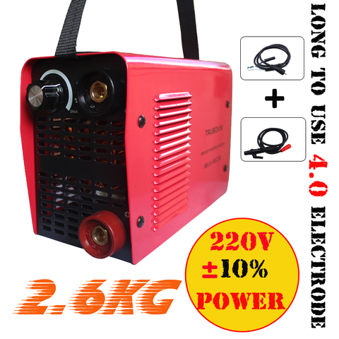 Micro stick welder Protable IGBT inverter DC MMA welding machine/equipment/tool for 4.0 electrode with hand holder earth clamp ► Photo 1/6