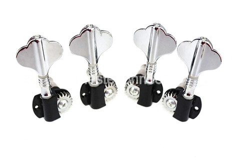 Chrome Electric Bass Half-Sealed Tuning Pegs Tuners Machine Head For 4/5 Strings Electric Bass Free Shipping ► Photo 1/6