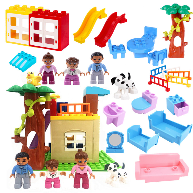 Blocks Spare Parts Accessories Family House Furniture Compatible w DUPLO® Bricks 