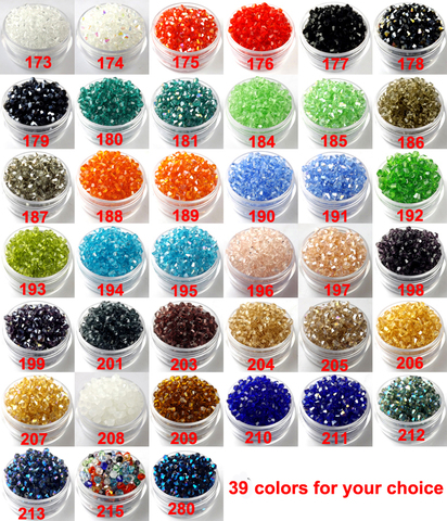 TOP quality #5301 3mm 1000pcs AAA Bicone Upscale Austrian crystals beads loose ball supply AB Jewelry Making DIY #5301 ► Photo 1/6