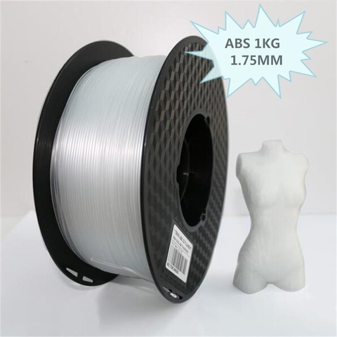 Transparent ABS filament 3d printer filament ABS 1.75mm 3d plastic filament 1kg/0.5kg/0.1kg impressora 3d filament ► Photo 1/6